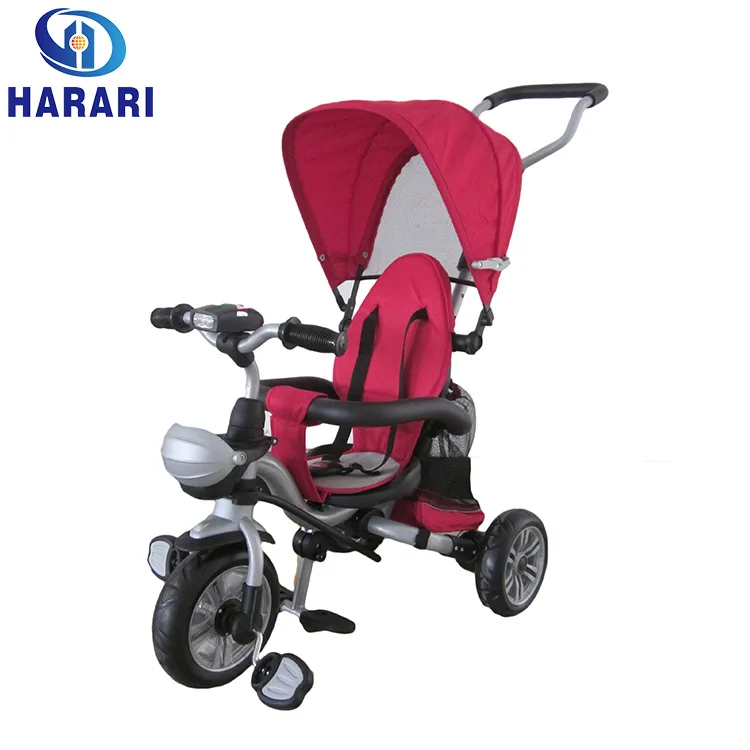 Rotated seat baby trike multi-function child tricycle 4 in 1