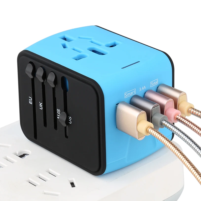 Best selling mobile accessories UK plug universal travel adapter ac dc power adapter travel adapter with usb port