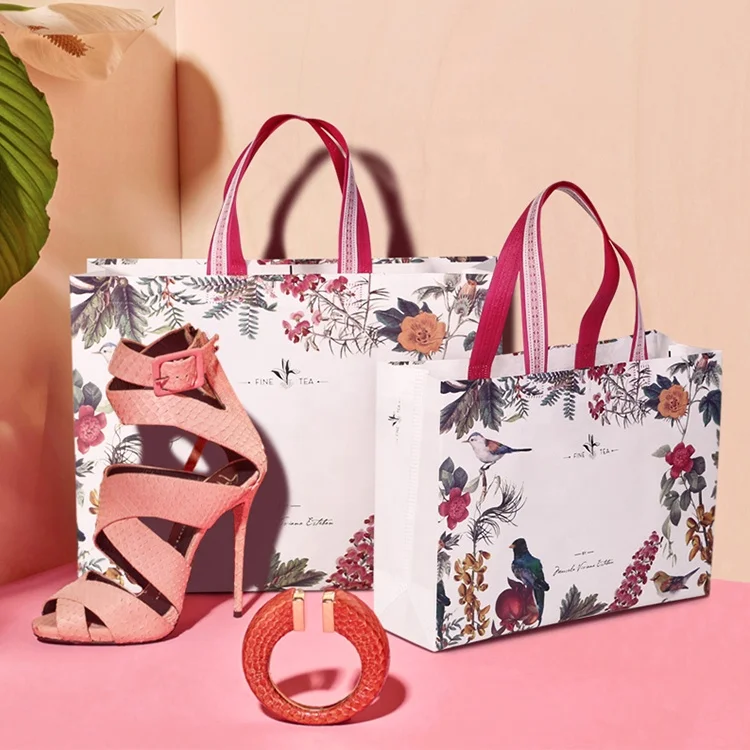 Customize promotional reusable eco friendly recyclable pp no woven tote bag