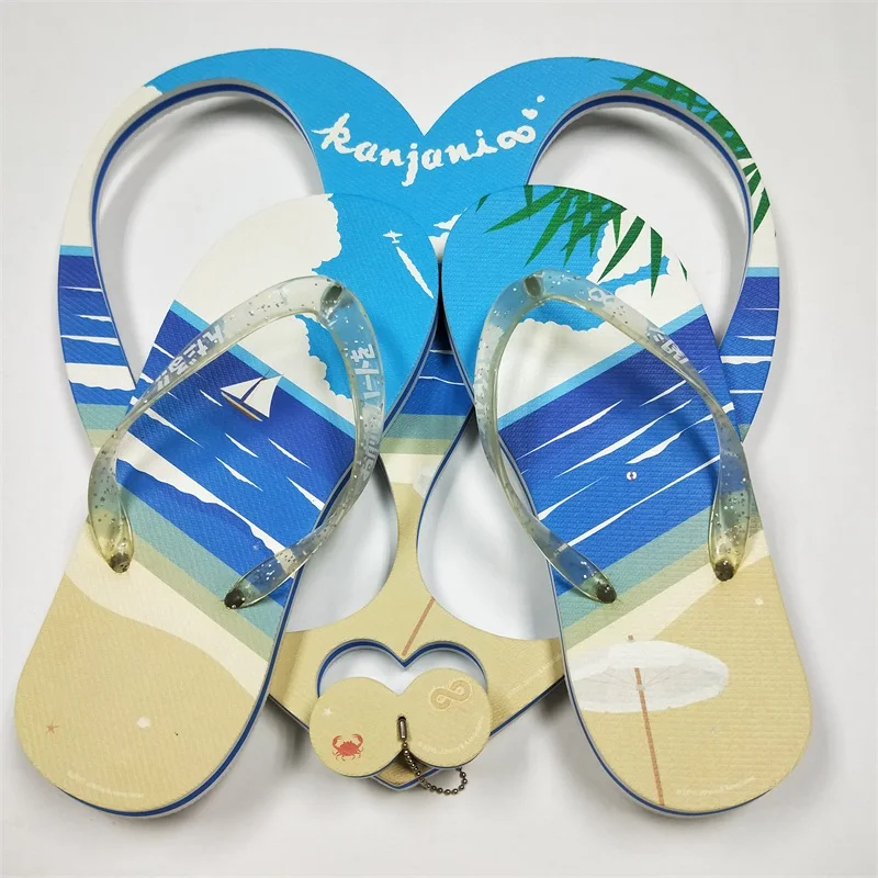 
2018 Beach Style Advertising Gift Promotional EVA Board Flip Flops Slippers 