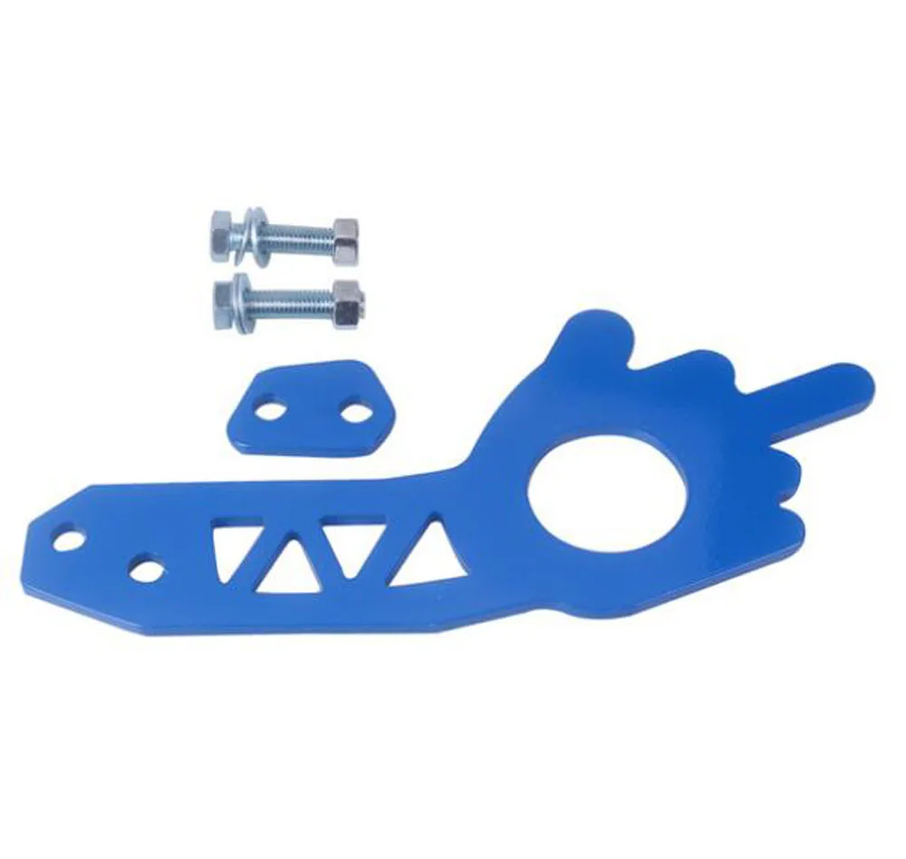  Car Refit Racing Universal Middle Finger Personality Rear Trailer Hook Traction Aluminum Alloy Tail