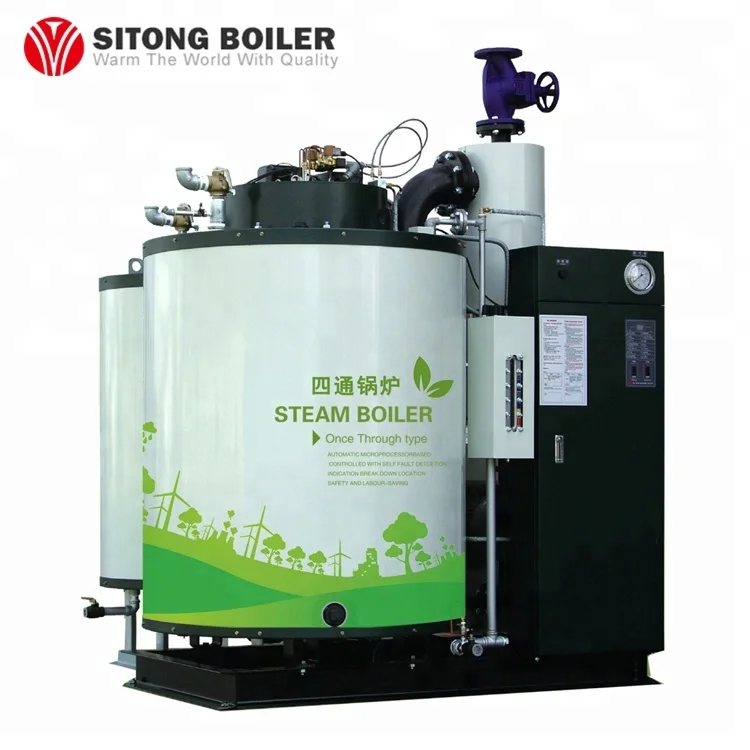 0.1t 500kg/h 4t/h Small Vertical Diesel Oil HFO LNG LPG Fired Steam Boiler for