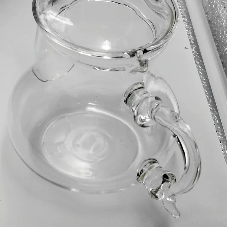 Amazon Hot Sale Wholesale 400 ml Heat Resistant Borosilicate Glass French Teapot Moroccan Tea Glasses Pot Set