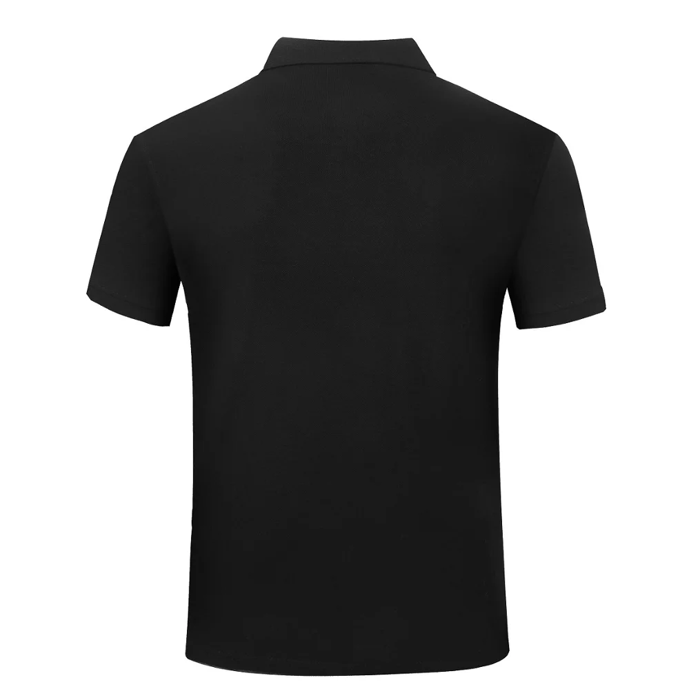 Mens Formal Office Working Shirt Short Sleeve Cotton Polyester Sport Breathable Polo Shirts