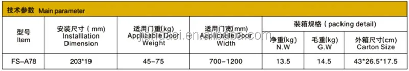 
Exterior Hold Open Door Closer , Door Closure 