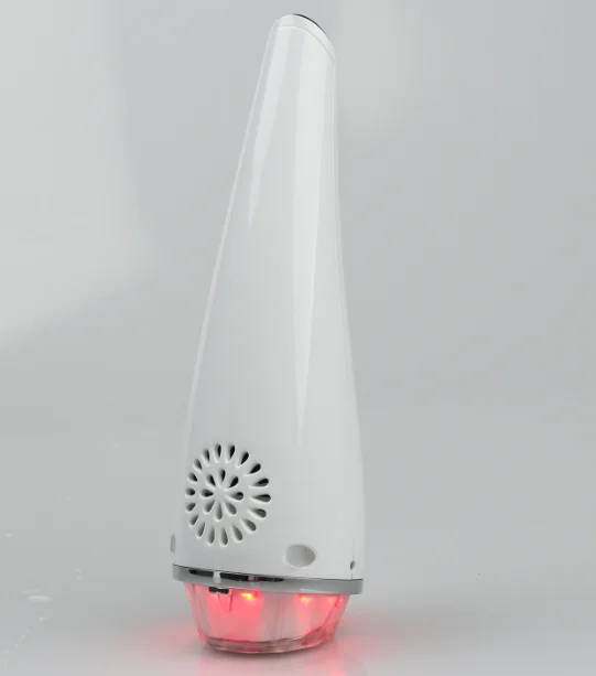 Newest multifunctional red blue light photon therapy beauty device hot cold hammer facial massager