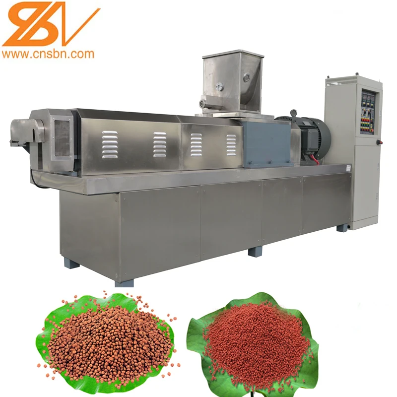 100kg/h-6ton/h Automatic pet food processing machine making extruder manufacturing equipment plant production line