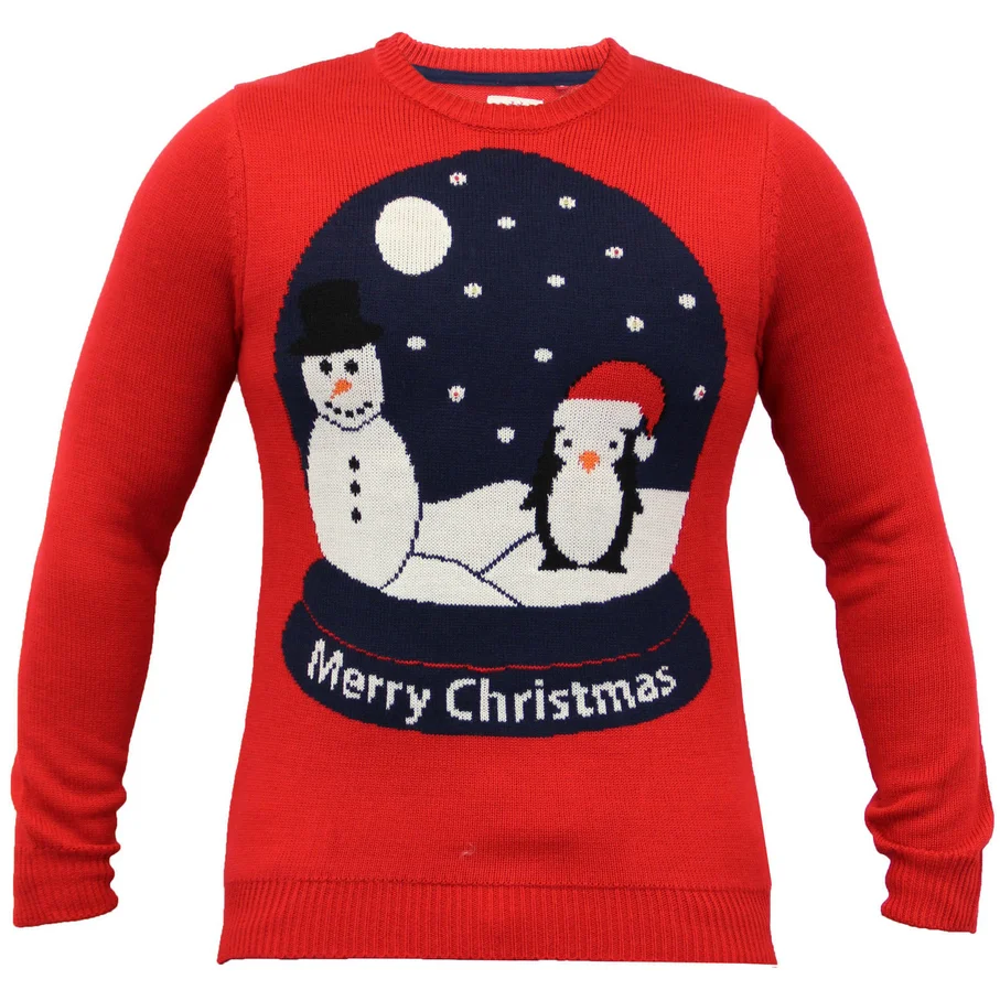 Wholesale Christmas Jumpers Xmas Novelty Santa Hood Borg, Mens Ladies Christmas Sweater Knitting Patterns