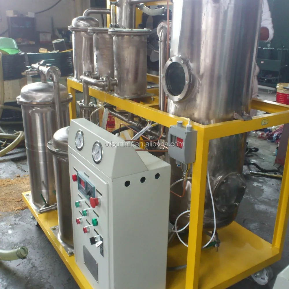 Stainless Steel Type Cooking Oil Purifier / biodiesel oil filtration system / Used Edible Oil Recycling Machine