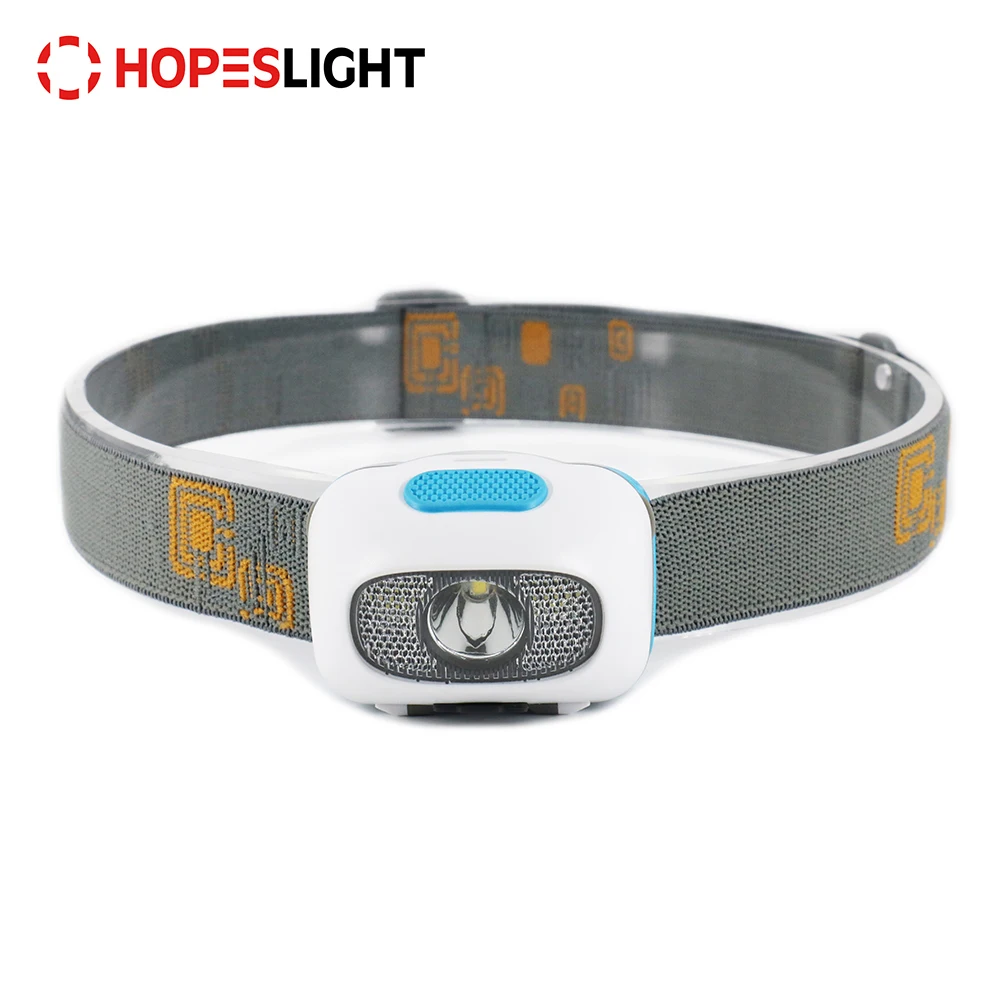
2016 Best Fashionable Rated LED Plastic Headlamp for Running USB Rechargeable Strong Waterproof Head Lamp Reading Light 