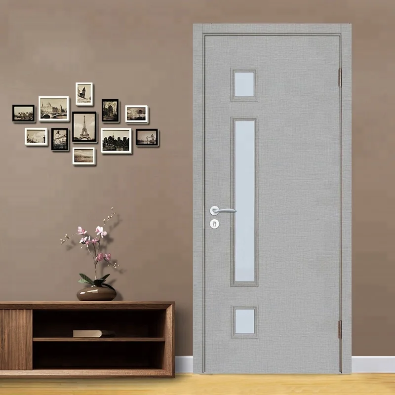 High quality wpc skin door bedroom bathroom PVC door