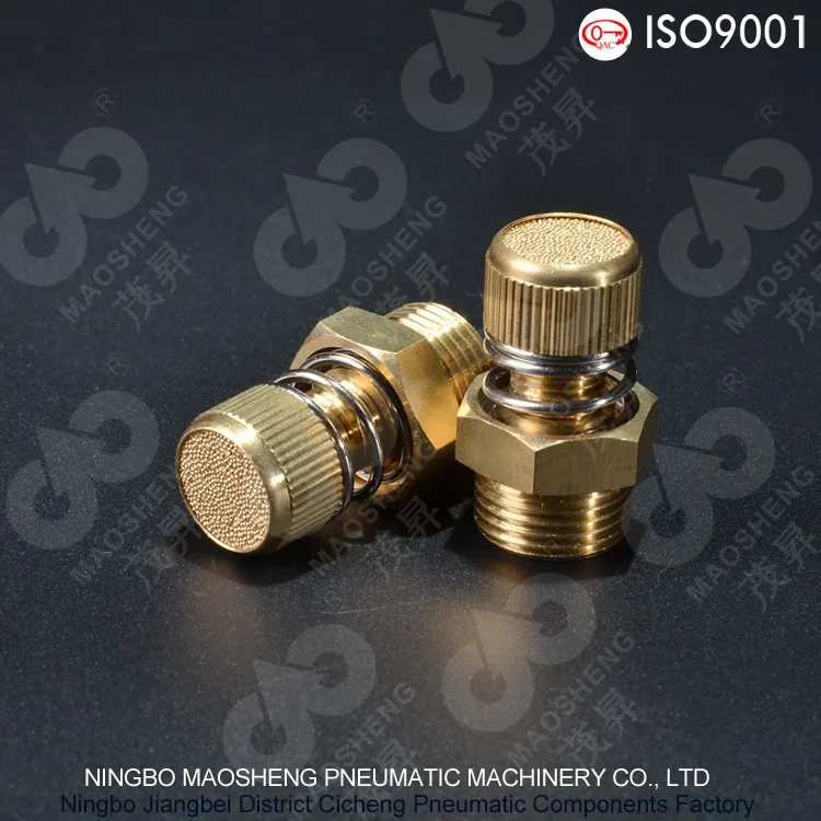 Factory Custom 1/2 1/8 3/8 1/4 3/4 1 inch pneumatic exhaust muffler efficient SD Type sintered pneumatic valve muffler