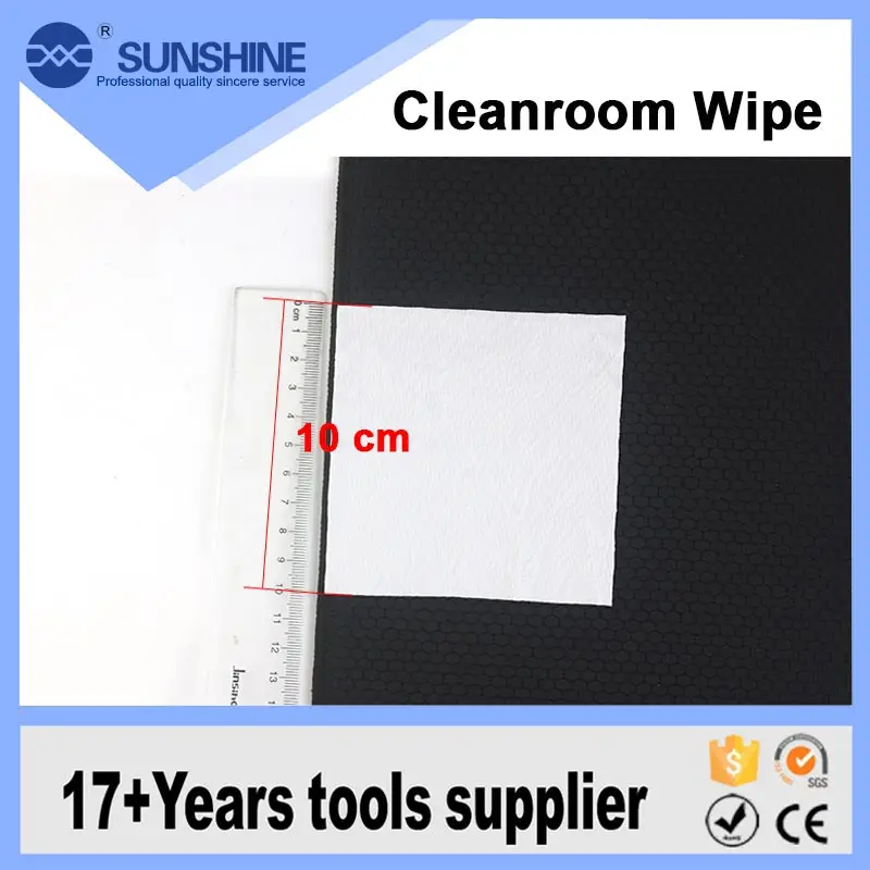 Factory Direct Supply Non-Dust Cleaning Cloth, White Lint Free Cleanroom Esd Antistatic Cloth