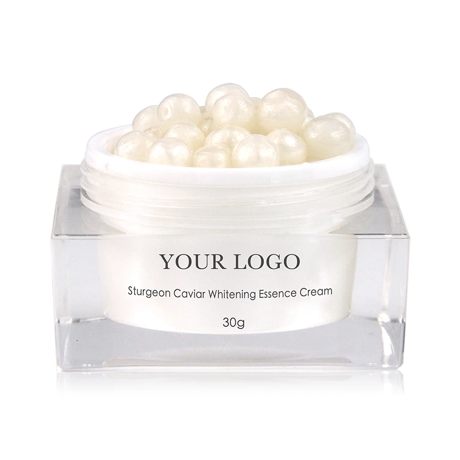 whitening anti-aging sturgeon caviar face pearl cream