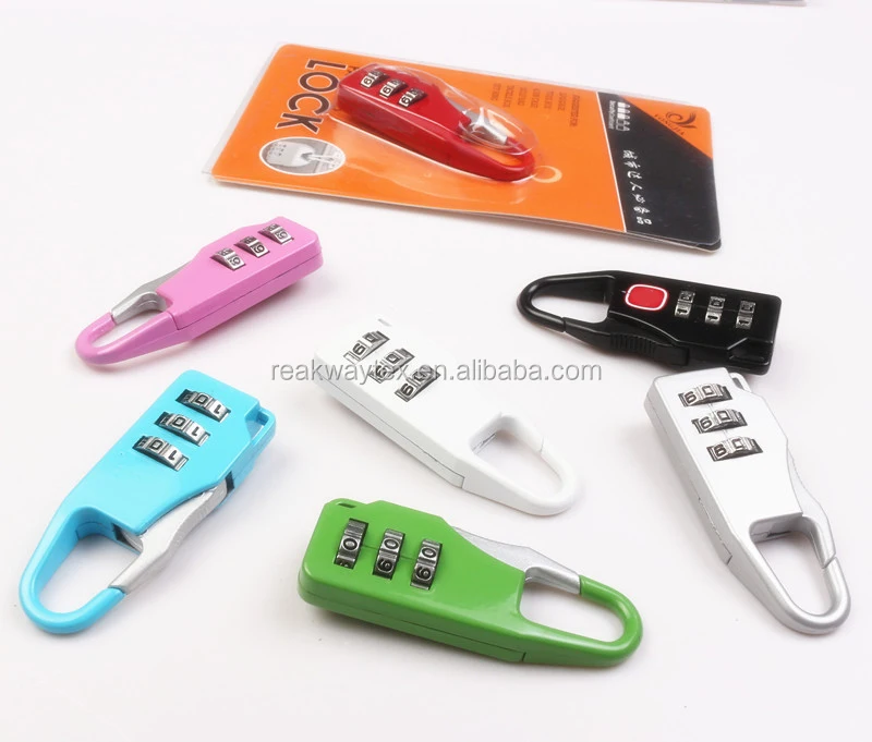 
005 Zinc Alloy 3 Digits Reset Luggage Combination Lock 