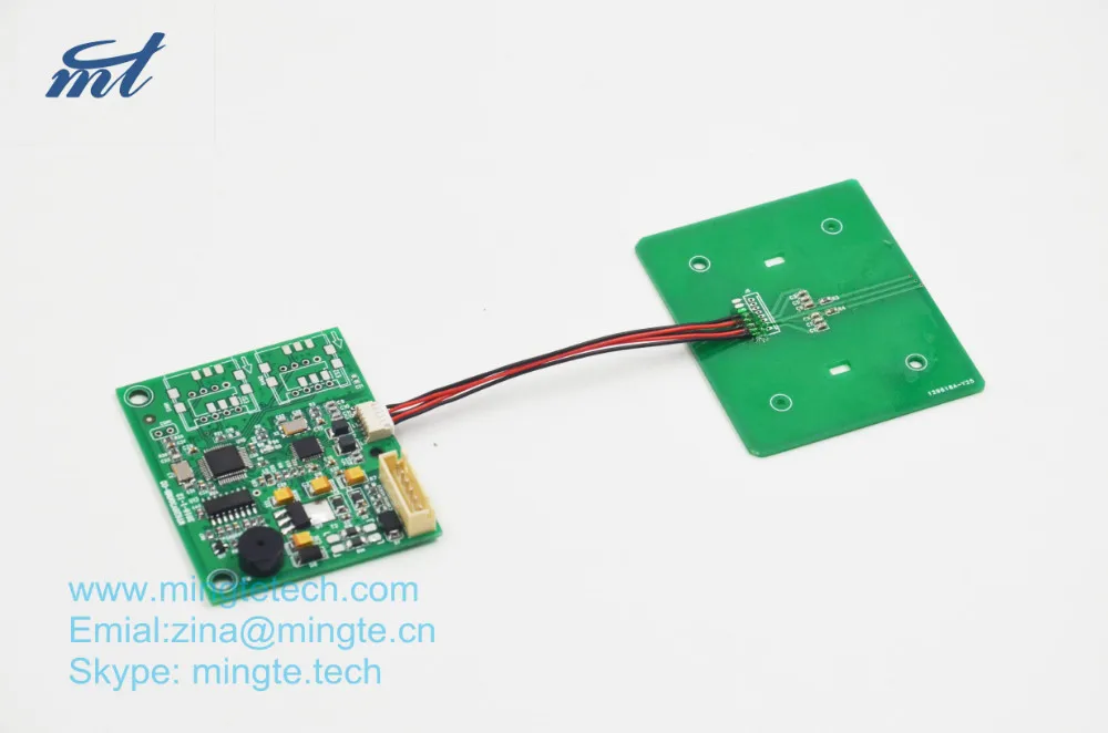 RS-232/TTL(uart) Бесконтактный картридер Устройство считывания карт на бесконтактные IC карты (Тип A & B & Mifare) MT318-628