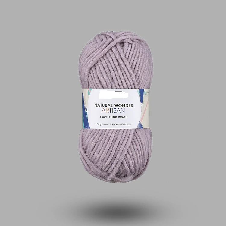 
Top Sale Solid Hand Knitting Wool Yarn in Ball 