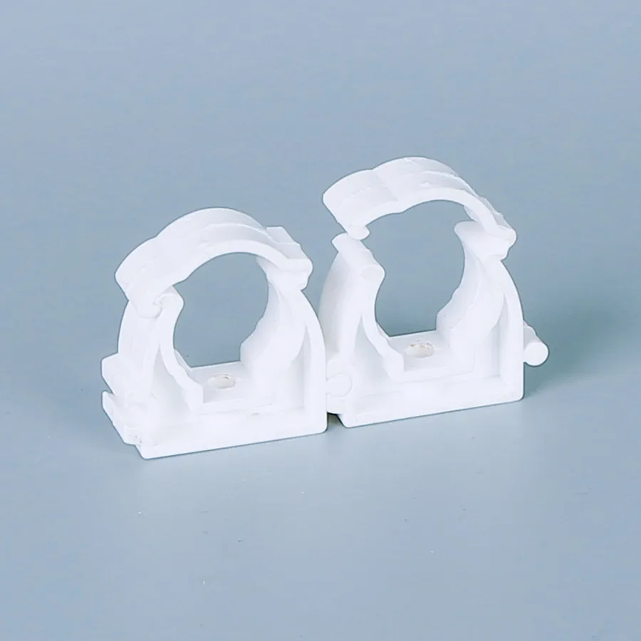 factory sale plastic pipe fitting clamp with stock