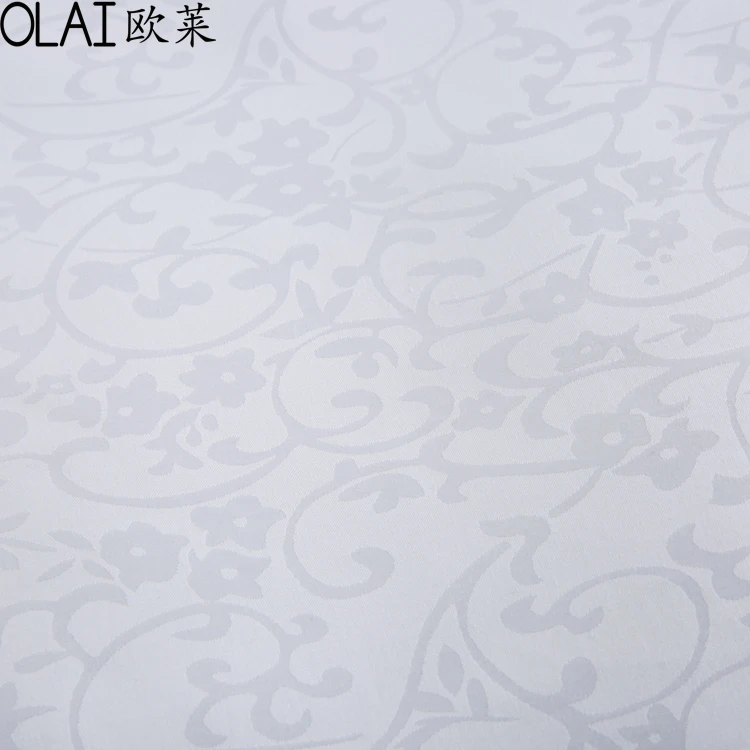 50 cotton 50 polyester fabric TC200  twill dobby bed sheet fabric