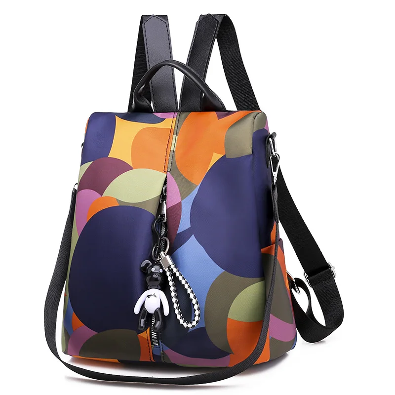 Polyester modern adult high class student cute light weight anti-theft college school bag