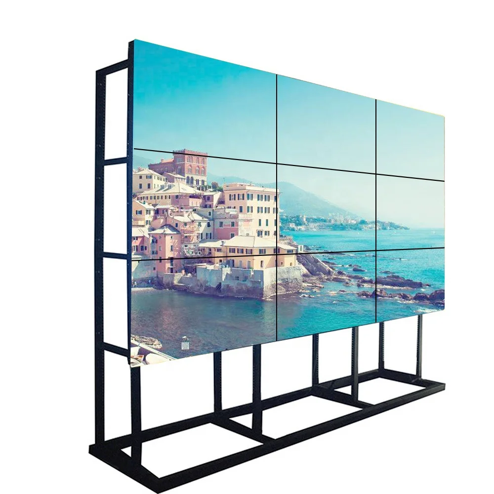 Китайский поставщик дешевая сращивающаяся настенная телевизионная стена с ЖК-экраном полноцветная видеостена сращиванием 1 7 мм ультраузкий монитор