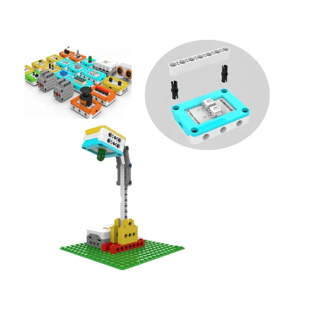 DIY Building Block Robot 12 in1 STEM toy Educational Scratch 3.0 code Building Educational Toy Set building block coding robot