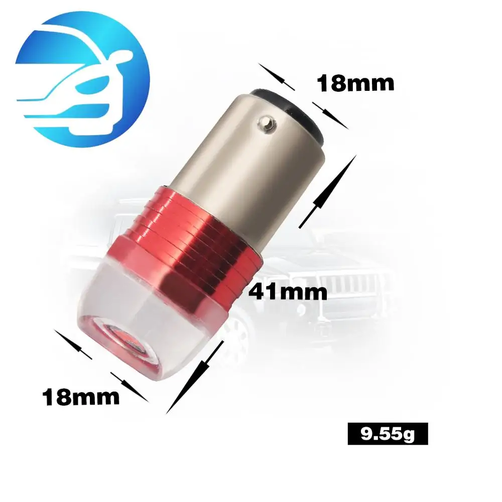 Perfect led Flashing Brake Lighting Strobe Function White Red Color 1156 1157 7440 7443 LED Car Bulb Stop Light