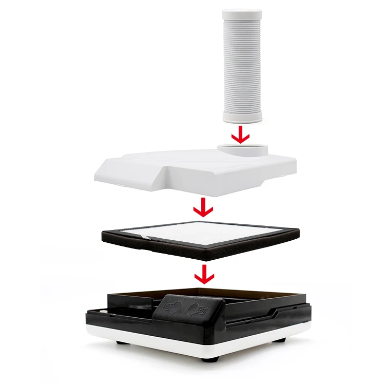 Professional mini nail desk dust collector for Nail Polishing Dust Collection