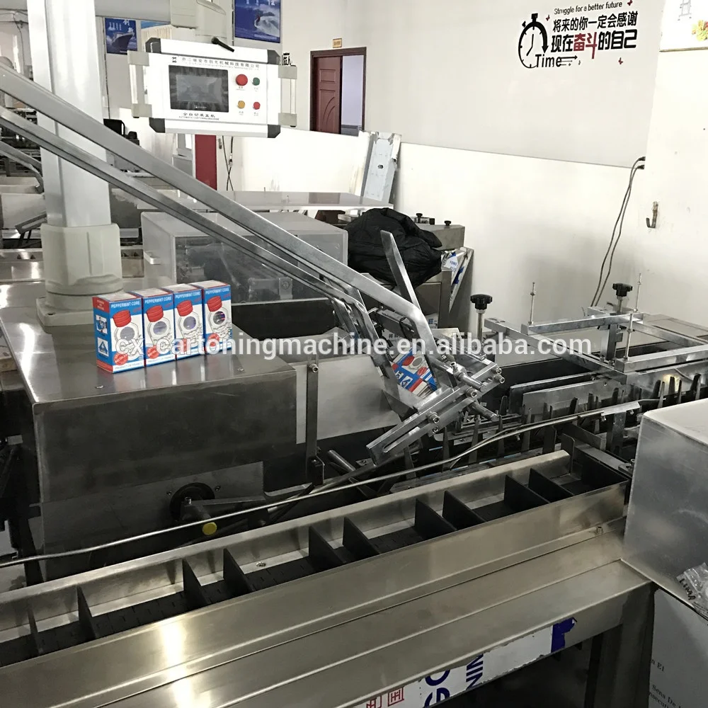 Automatic High Speed Horizontal Intermittent Cartoning Machine For Vials, Sachet, Bottle, Tube