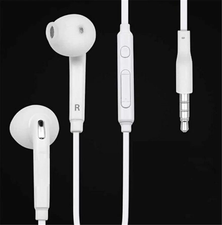3.5mm Stereo Handsfree In Ear in Ear Earphone Headset with Mic VOL volume control For Samsung GALAXY S6 S9 S8 PLUS Note 8 5
