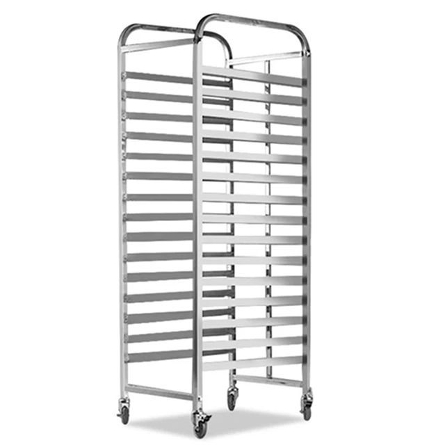 Knocked down hotel restaurant kitchen stainless steel bakery trolley