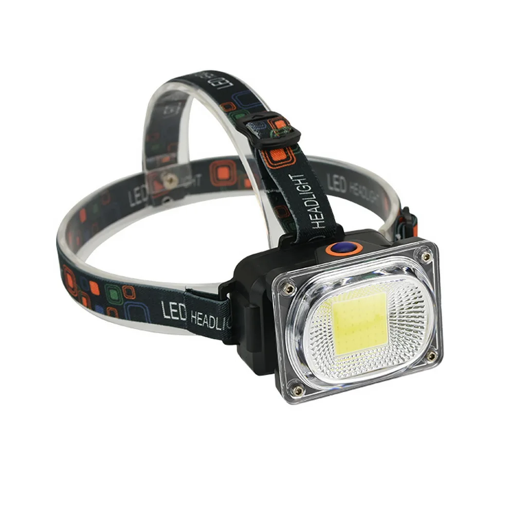 Factory Cheap OEM White Red Green Beam Rechargeable LED Headlamp Warning Safety Headlights