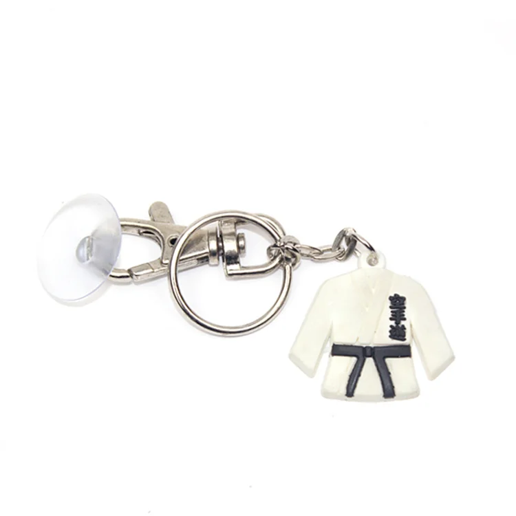 Cheap martial arts /taekwondo/judo/karate plastic keychains