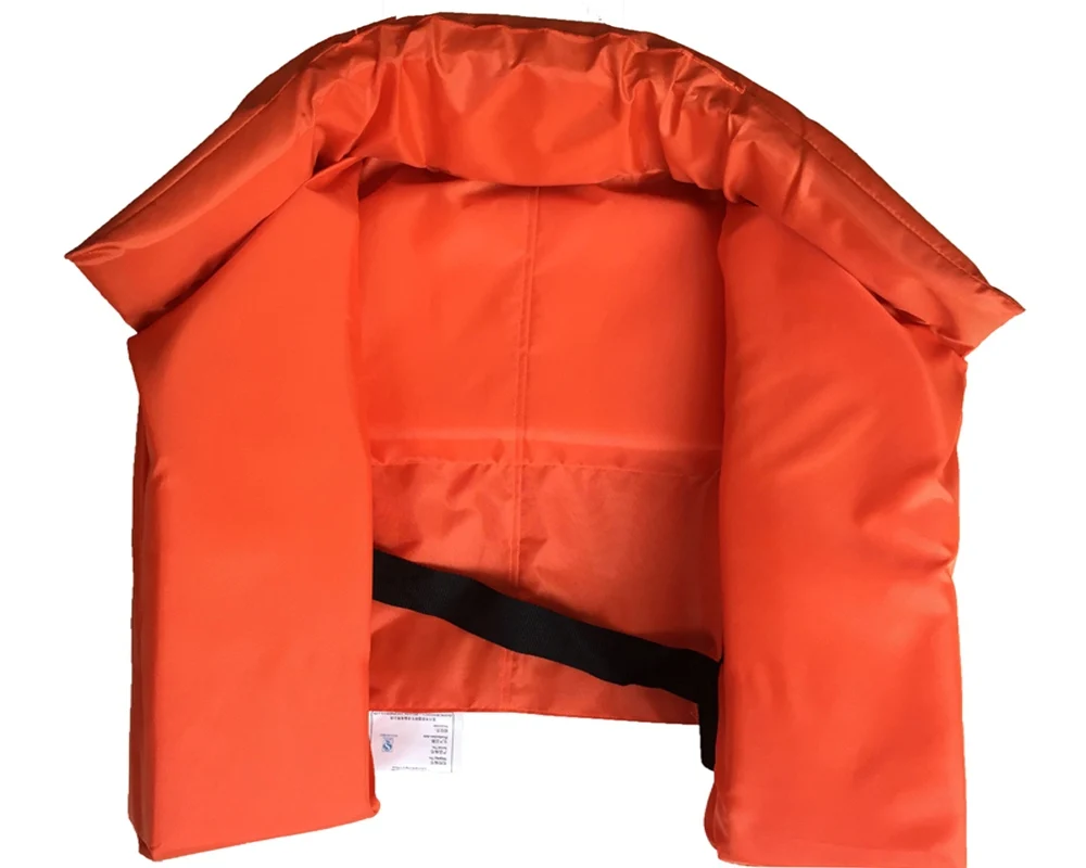 Factory hot sale SOLAS marine fabric water saving life jacket
