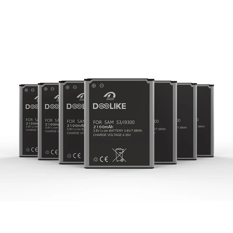 
3.8V 2100mah i9300 cell phone battery for Samsung Galaxy S3 9300 replacement battery 