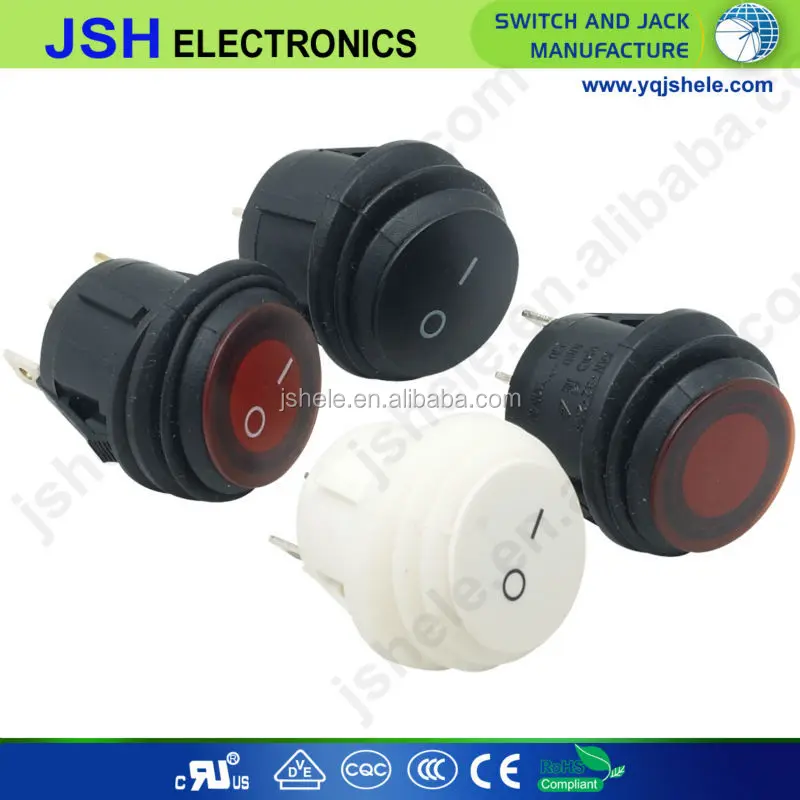 KCD 10A 250V AC T125 16A 125(250)V AC T85 Waterproof Rocker Switch/Electric switch