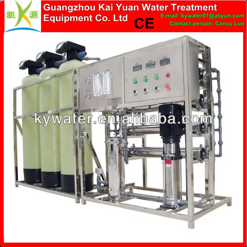 full automatic hot sell 2000dph ro pure drinking water filter machine