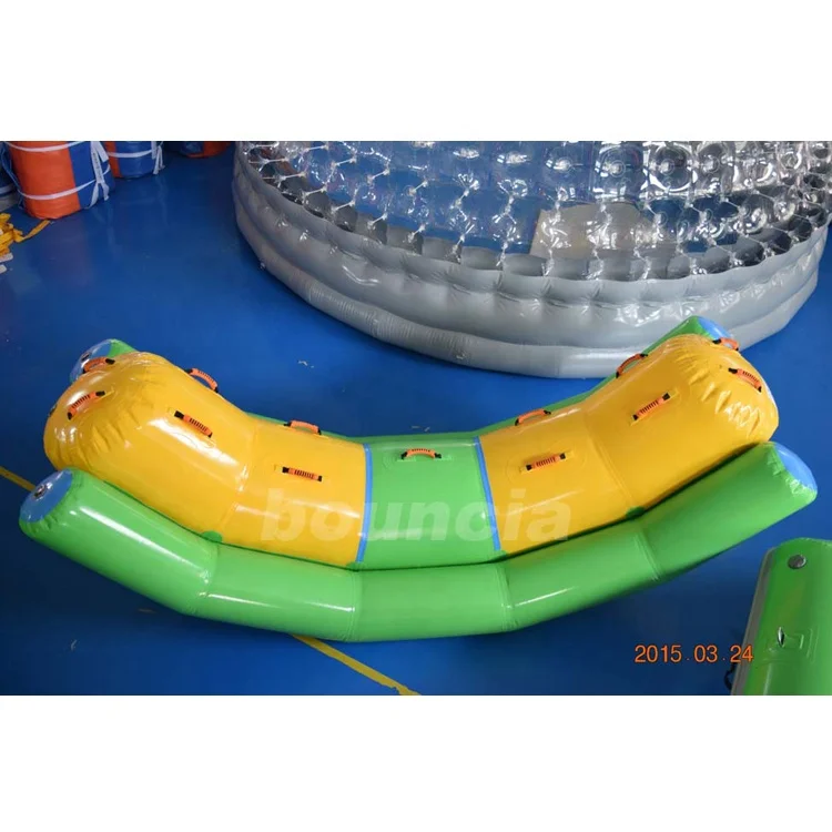 Inflatable Seesaw / Inflatable Water Totter For Water Sports