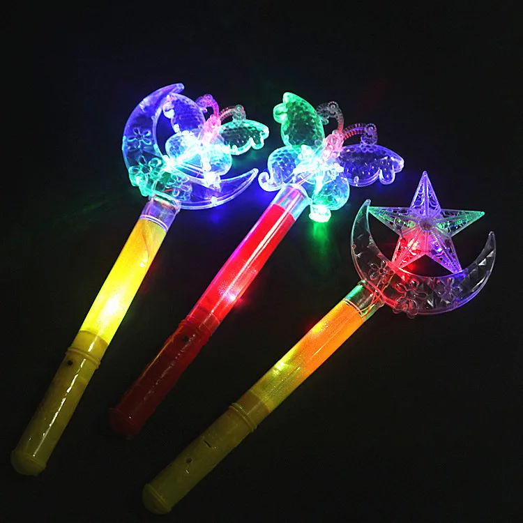 
The magic fairy sticks children light crown flashlight sticks toy 