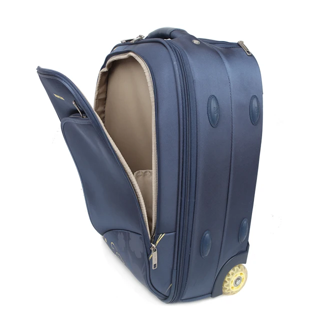 two wheels suitcases travel bag luggage, maletas de viaje with TSA Lock