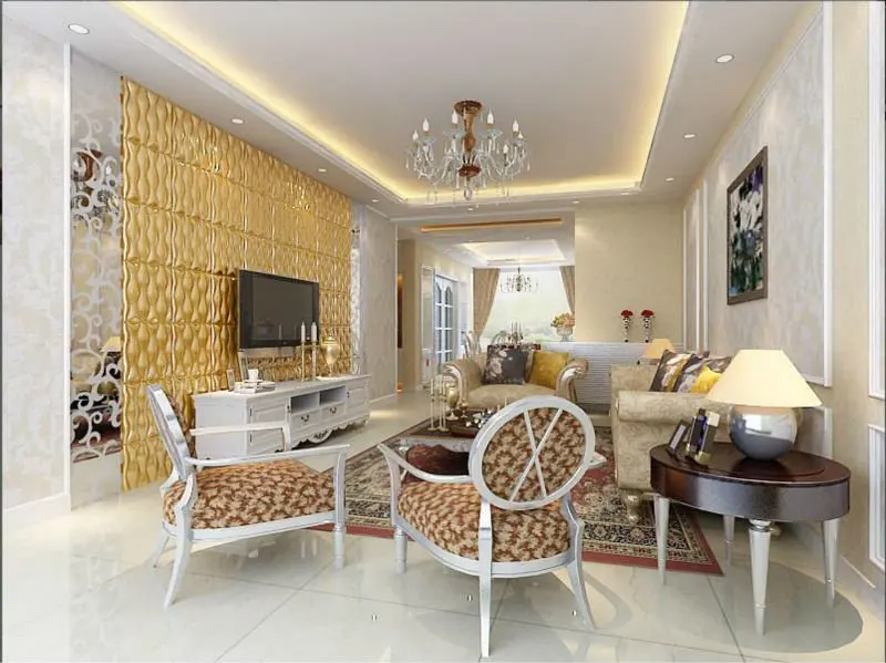 3d leather panels for walls and ceiling decorative produced by leather