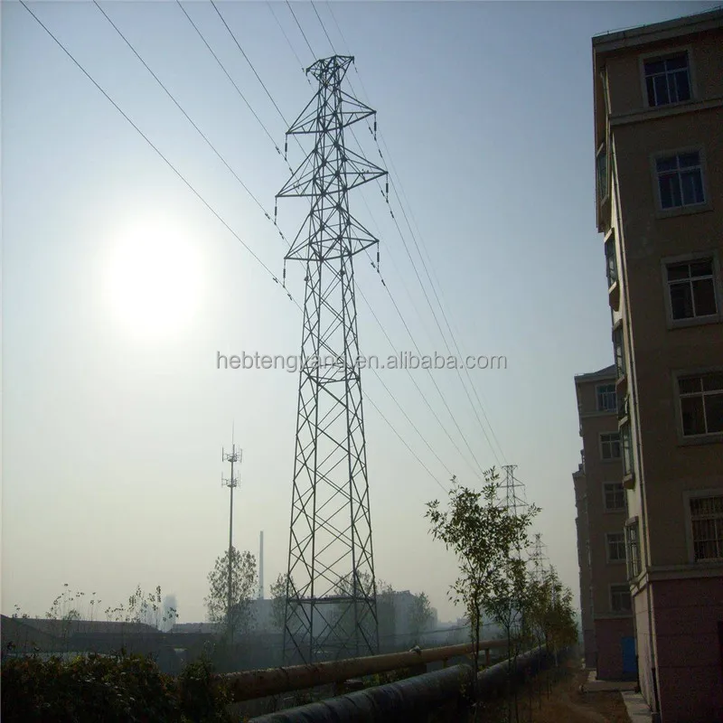 High Voltage Power Electric Transmission Towers for Power Distribution