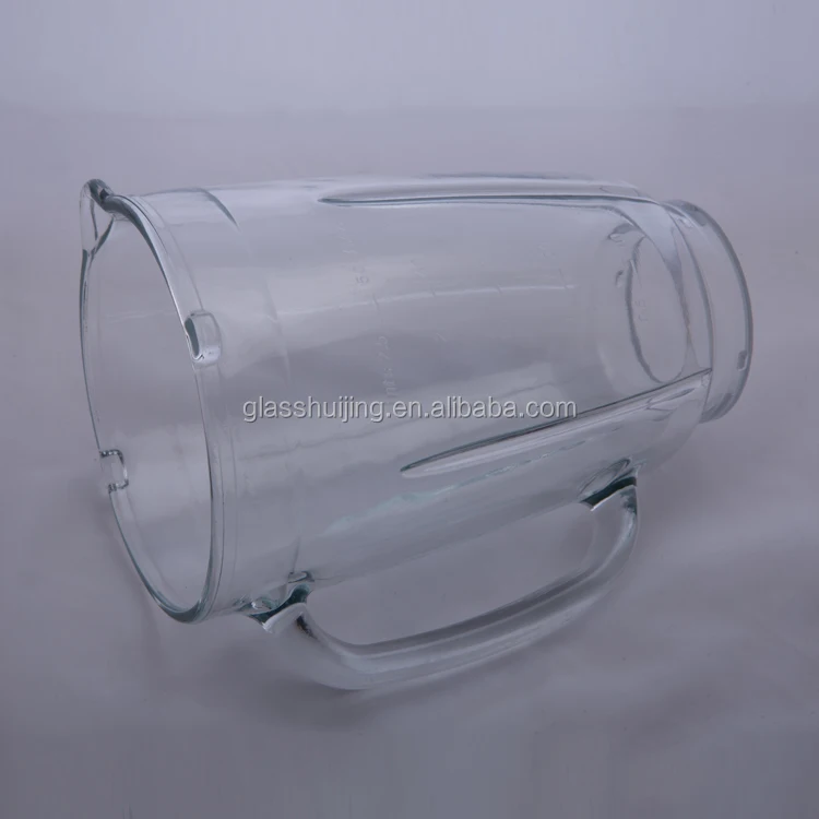 A16-1 vasos de vidrio 1.5 liter cheap clear national 176 1.5 Liter blender spare parts replacement glass jug / jar