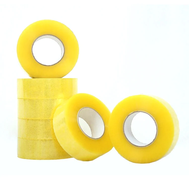 Wholesale yellowish opp tapes bopp tape packing chinese