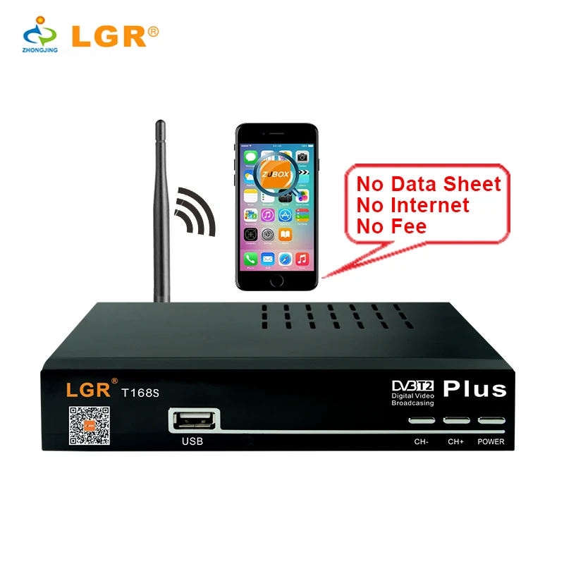 Новые товары DVB-T2 Plus с Mstar 7T01 Мини цифровой наземный приемник HD USB PVR