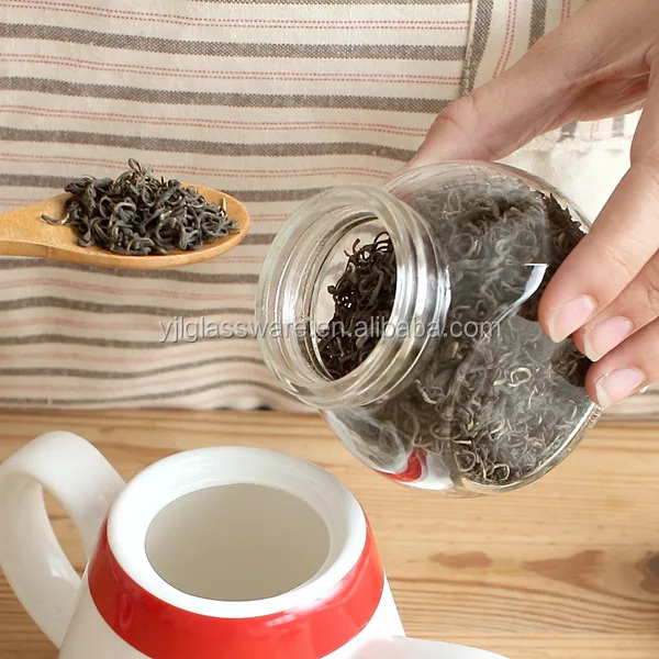 hot selling wholesale price unique design 180ml airtight spices jar glass