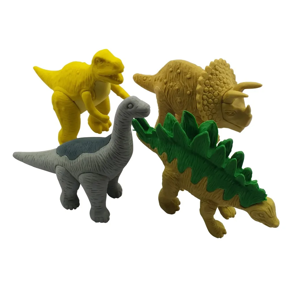 3d puzzle erasers,dinosaur animal shape eraser