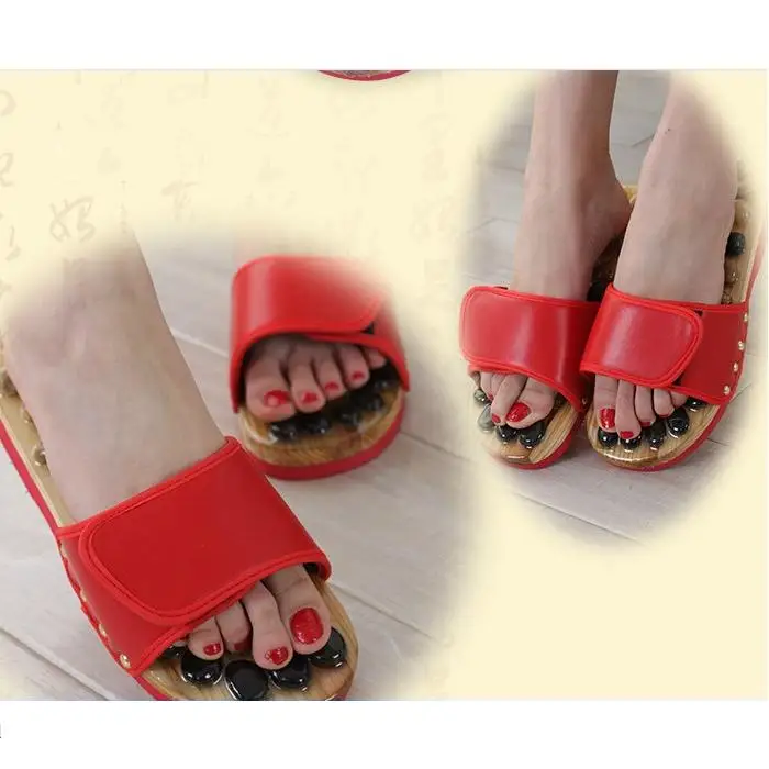 
Amazing acupuncture pulse massager infrared foot reflexology foot slippers 