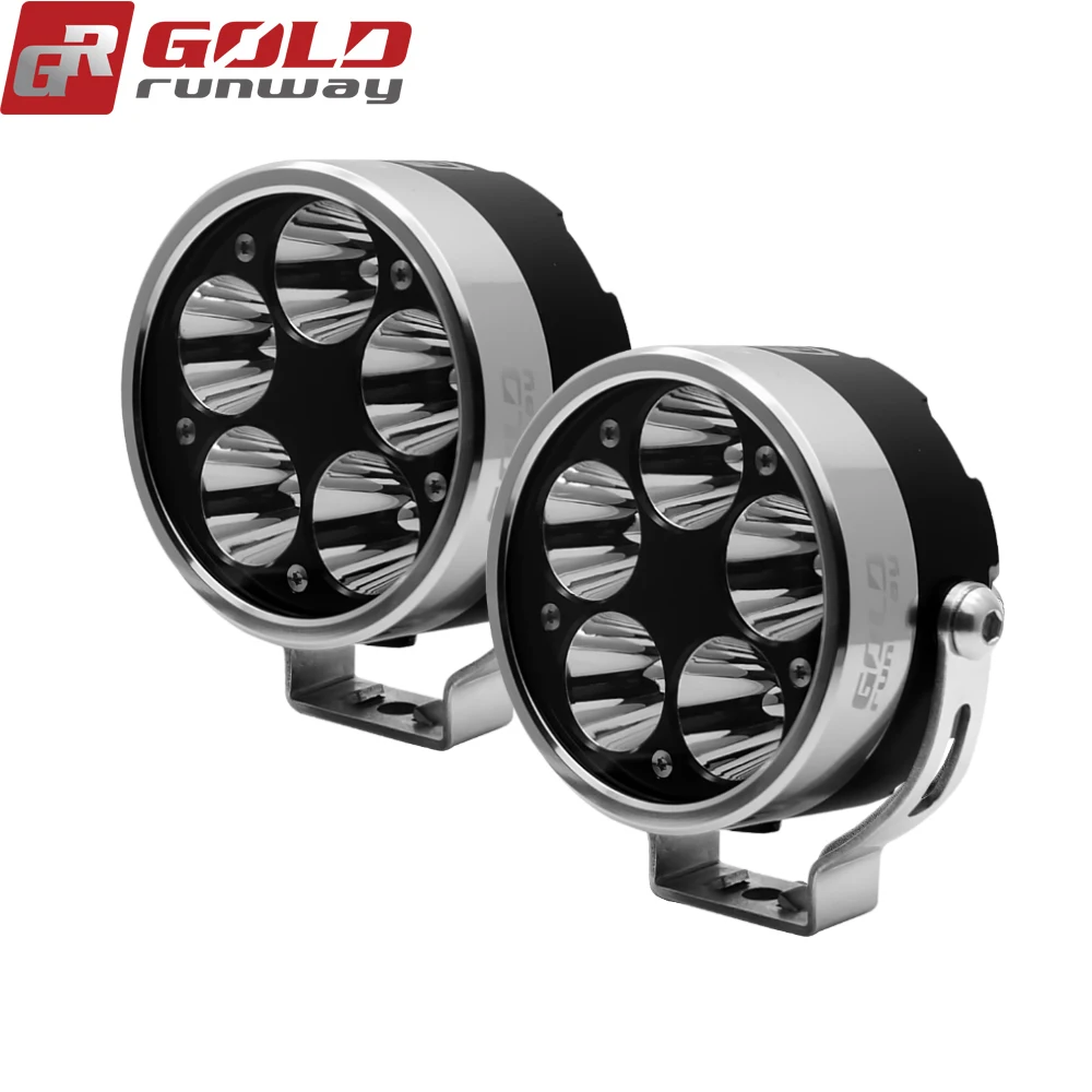
GOLDRUNWAY 50W 12V 6000LM ADV1200 motorcycle led driving lights kit 