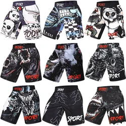 Sublimation printing mens sports shorts ufc shorts mma youth mma shorts